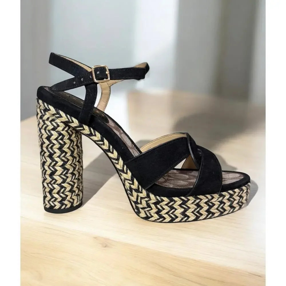 Coach C2314 Talina Platform Sandal Size 8B